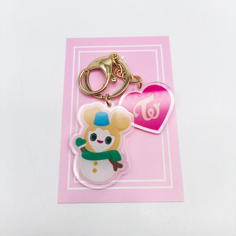 Twice Winter Acrylic Cartoon Character Keychain Pendant - Image 1